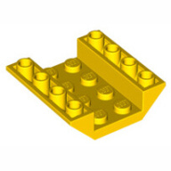 Lego kostka (kostička) 4x4 sklon (šikmá) 2x45° invertovaná, žlutá (485424, 4258394)